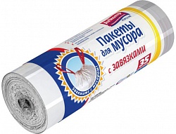 мешки д мусора AV Avikomp" 35л 15шт с завяз белые 13мкн (25)