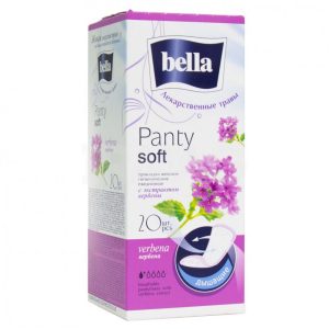 прокладки БЕЛЛА Panty Soft verbena Ежедневные по 20шт экстракт вербены (30) к.002