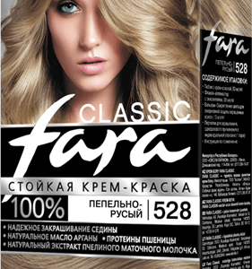 Краска ФАРА №528 Пепельно-Русый (6)