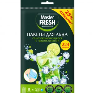 пакеты д льда Master Fresh самозакрывающиеся с гидроклапаном, 8 лист.28 шар.ПРОМО+25%(50)