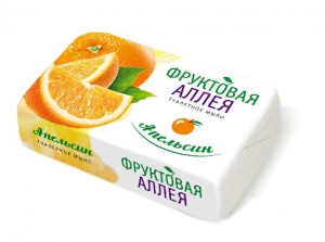 Мыло ФРУКТОВАЯ АЛЛЕЯ Апельсин 90гр (104) к.521