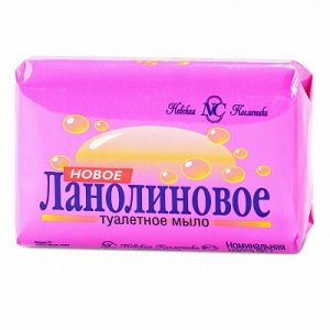 мыло НОВОЕ ЛАНОЛИНОВОЕ 90гр (6)(72) к.403,163