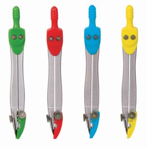 циркуль BRAUBERG "Klasse", 115мм, пластик пенал, дисплей,[СА4208]