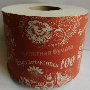 бумага туалетная "Бархатистая"-100 с/в (40)