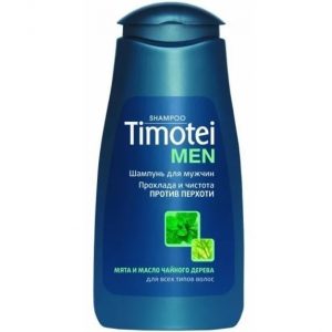 ш ТИМОТЕЙ от перхоти Мята и Чайное Дерево (муж) 400мл (6/12)