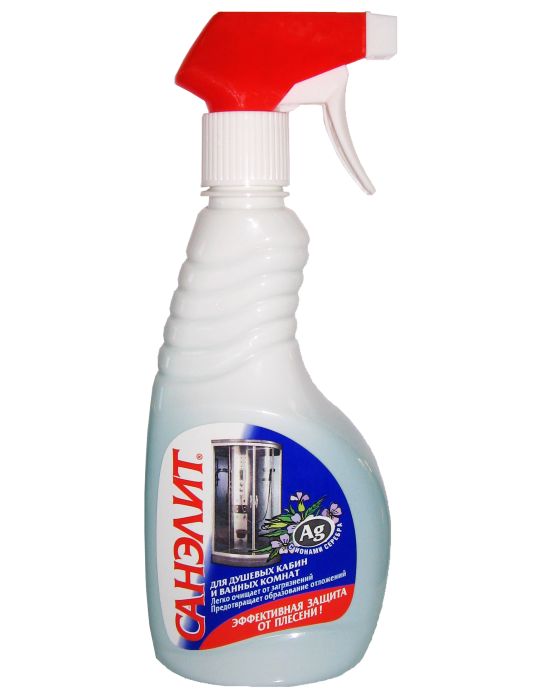 жмс САНЭЛИТ Антиплесень д душ.кабин и ванных комнат с курком 500мл (16)