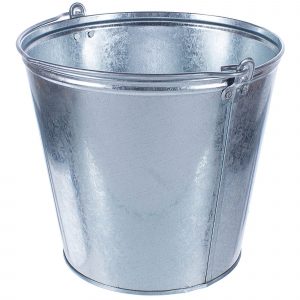 ведро 12 л, без крышки, оцинкованное
