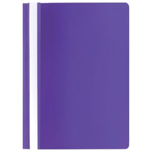 скоросшиватель пластиковый STAFF, А4, 100/120 мкм, фиолетовый,