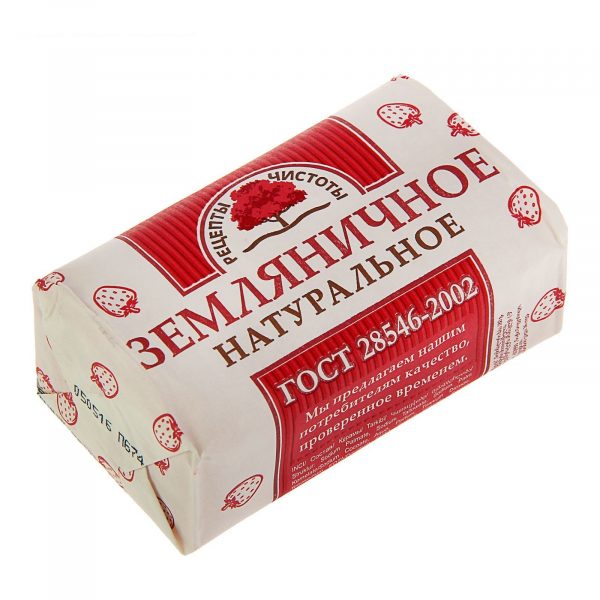 мыло ЗЕМЛЯНИЧНОЕ бум. об. 180гр (36)*