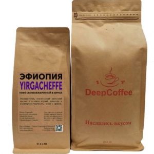 Кофе в зернах ЭФИОПИЯ ИРГАЧЕФФЕ 1000гр.