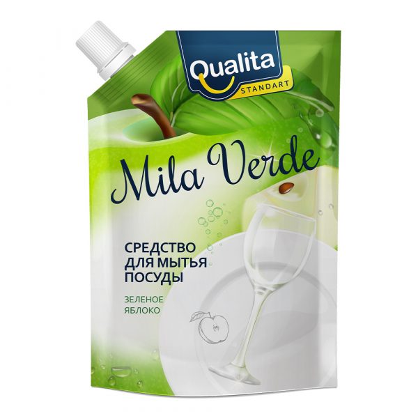 жмс д посуды QUALITA,MILA VERDE,дой-пак 450 мл (12) к.12443