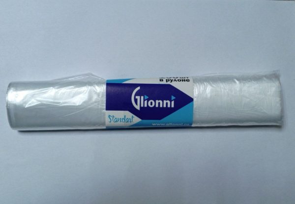 пакеты фасовочные GLIONNI   24х37см, ПНД, универс., 7мкм, 100шт (50)