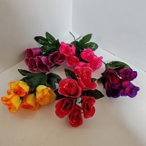 цветы искуственные букет роз , 23 см