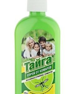 спрей от комаров ТАЙГА против комаров,мокрецов,москитов 100мл.