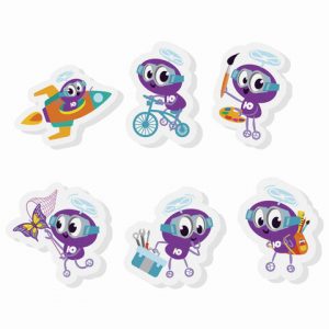 резинка стирательная ЮНЛАНДИЯ "Юнландик", 45х30х8 мм, ассорти (48)