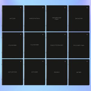 тетради предметные, КОМПЛЕКТ 12 ПРЕДМЕТОВ, 48 л., матовая ламинация, BRAUBERG, "MINIMAL"