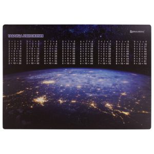 настольное покрытие BRAUBERG, А3+, пластик, 46x33 см, "Space"(30)