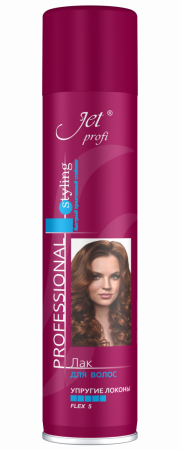 лак д волос Джет (Jet chocolate) Flexible maxi 300мл (12) к.1347/16