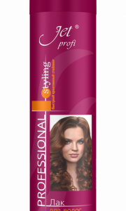 лак д волос Джет (Jet chocolate) Strong maxi 300мл (12) к.1346/16