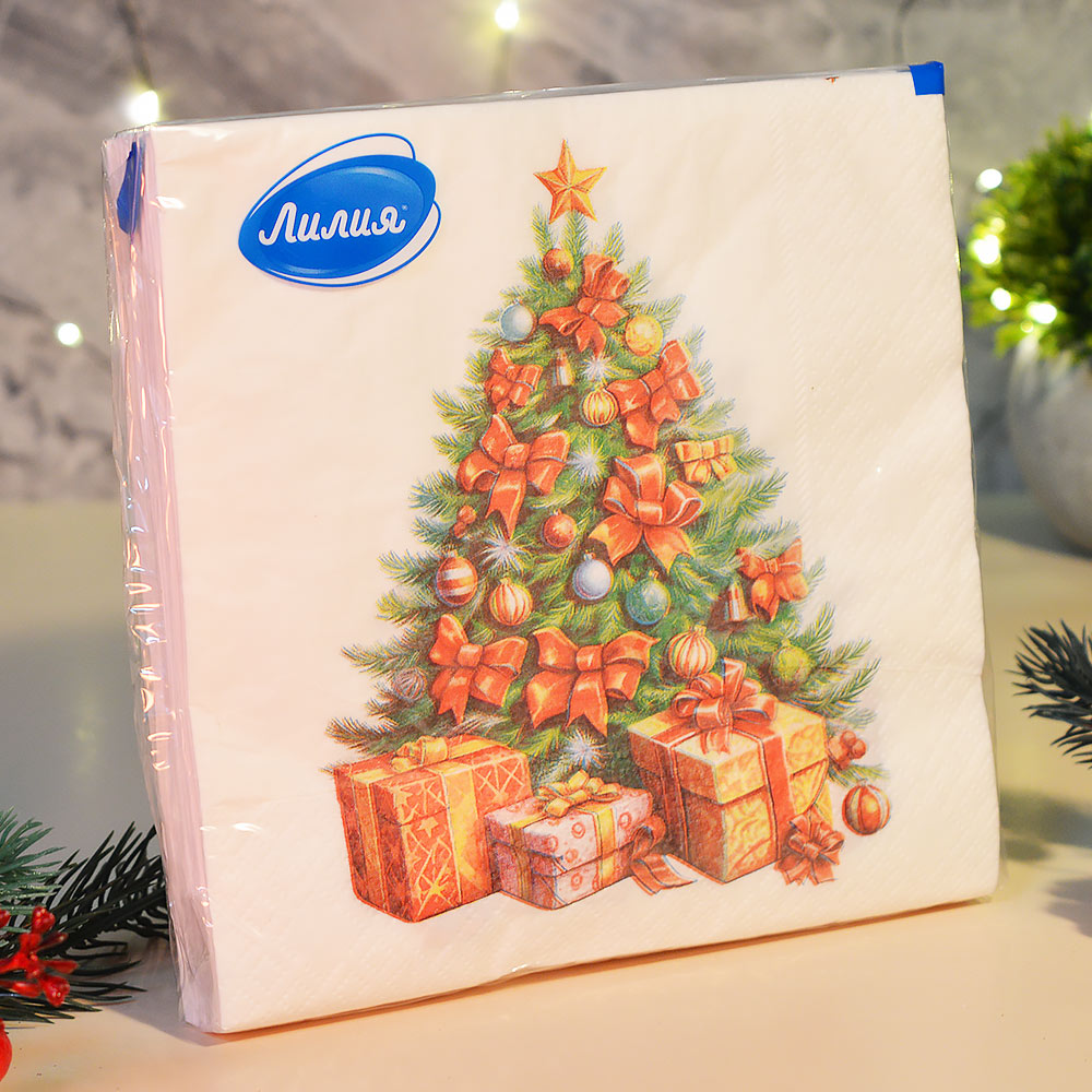 салфетки 33х33см Краса,2 сл 20шт(72)