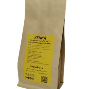 Кофе в зернах КЕНИЯ СПАЙКС ПИББЕРИ 250гр.