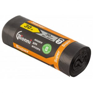 мешки д мусора GLIONNI SUPER 30 л,20 шт.,9мкм (150)