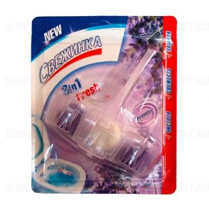 освеж д унитаза СВЕЖИНКА Подвесные блоки для очистки туалета 3 в 1 ЛАВАНДА (12)