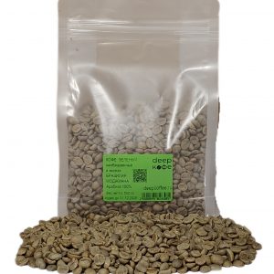 Кофе deepкофе  Бразилия МОДЖИАНА,арабика 100%,зелёный (необжаренный),в зернах 500гр.