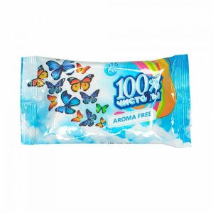 салфетки влажные 100% ЧИСТОТЫ без запаха,15 шт.