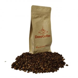 Кофе в зернах РОБУСТА УГАНДА обжаренный 1000гр.