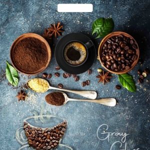 пакет с вырубной ручкой 390х480 ,"Кофе",50мкм (50)