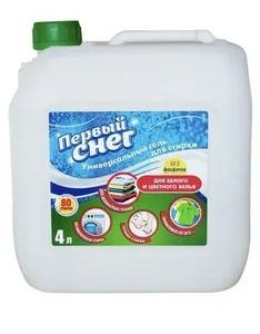 жмс д стирки ПЕРВЫЙ СНЕГ гель универсальный 4л (2)