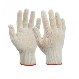 Перчатки ХБ 5-ти нитка 10 класс Белые (10/250)