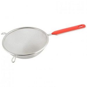 дуршлаг нержав.16см  с пласт. ручкой
