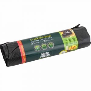 мешки д мусора MASTER FRESH  30л 20 шт 20мкм усиленн.дно (30)