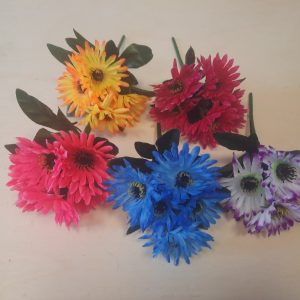 цветы искуственные букет астр 16см 18-155