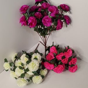 цветы искуственные букет гвоздик 6 веток 35 см 18-474