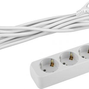 удлинитель ПВС 3х1 3 розетки 5 м 16Ас заземлением