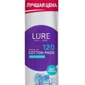 диски косметические КОМПЛЕКТ 120 шт., LURE, двусторонние (24)