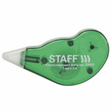 корректирующая лента STAFF EVERYDAY, 5 мм х 3 м, корпус зеленый, механизм перемотки, блистер